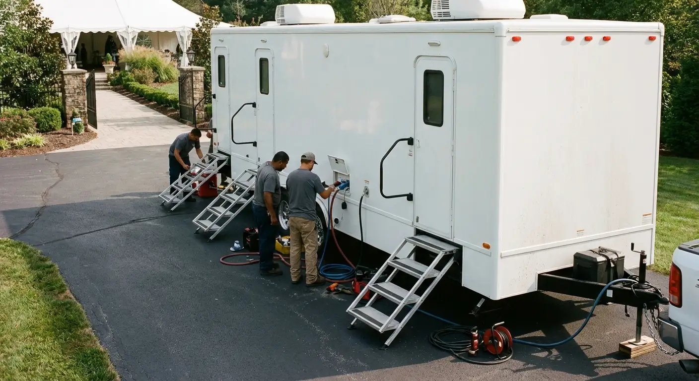 Luxury Restroom Trailer in Ann Arbor, MI