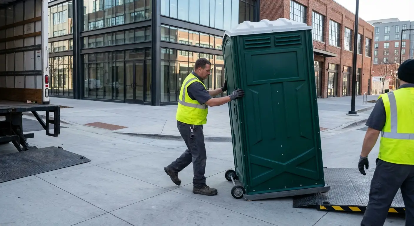 Portable restroom services in Ann Arbor Arts District