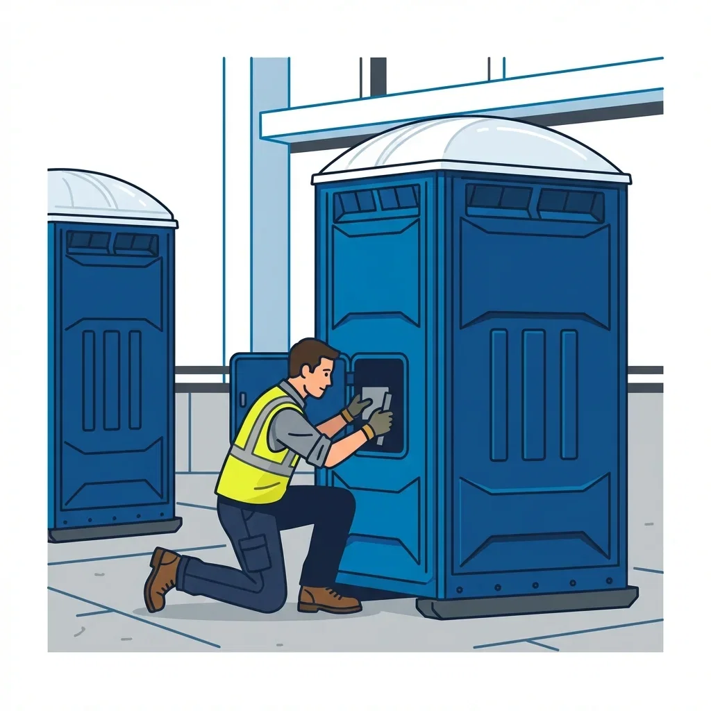 High-rise construction site sanitation logistics in Ann Arbor, MI